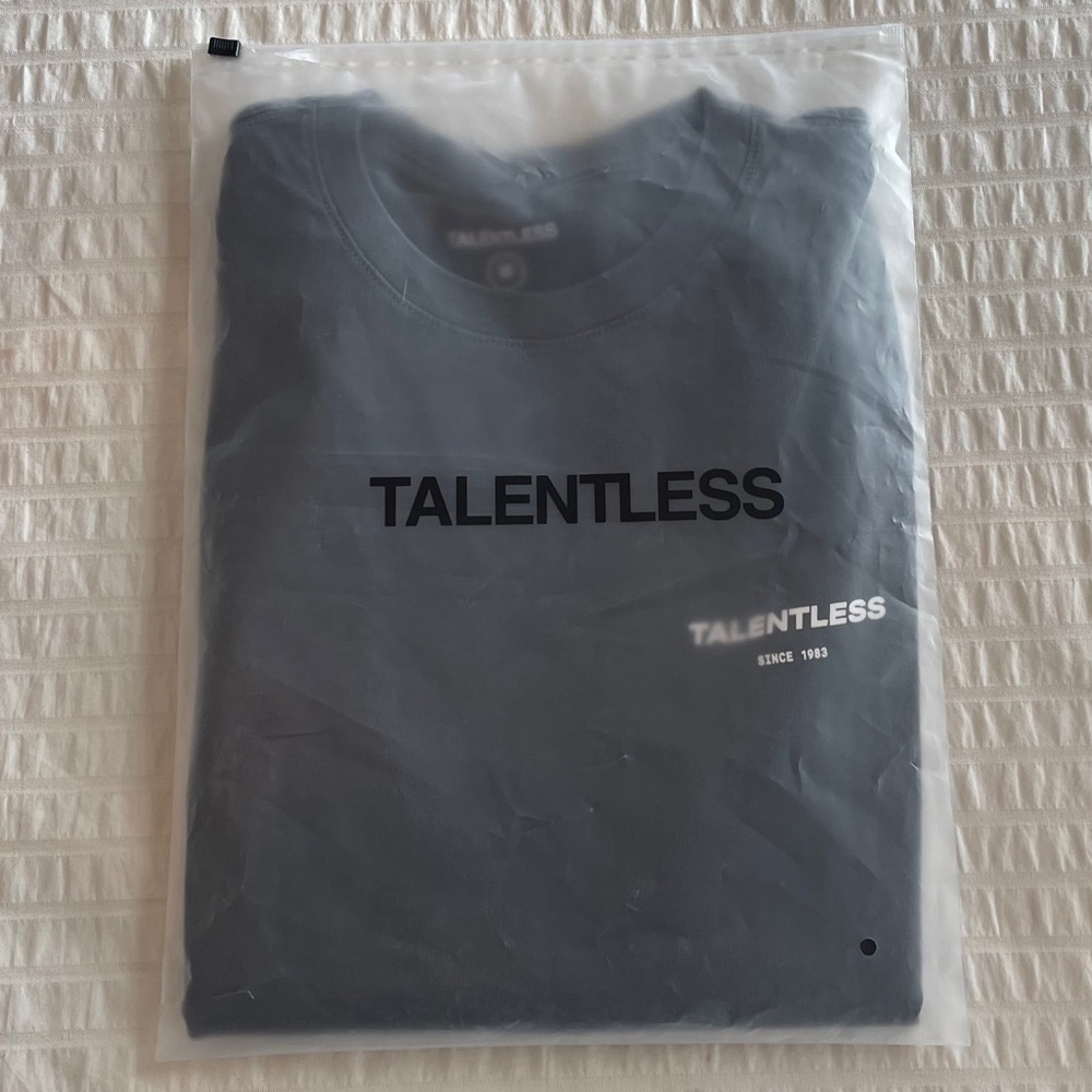 TALENTLESS gray t-shirt
